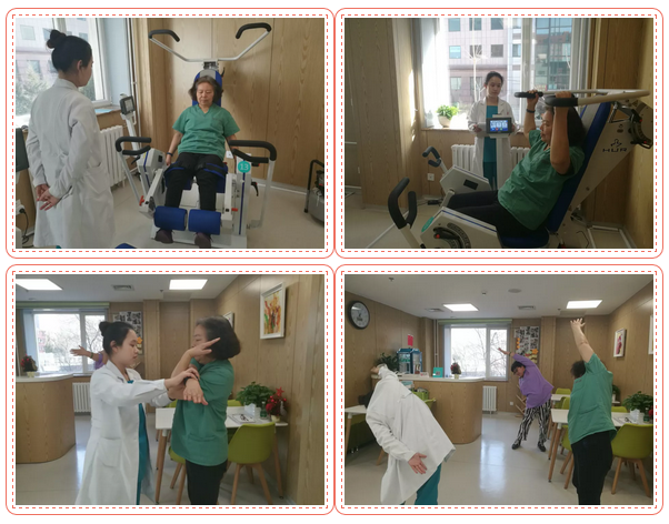 患者在做心臟康復訓練 患者在做心臟康復訓練